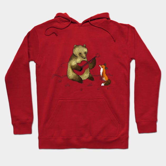 Bear & Fox Hoodie by Sophie Corrigan